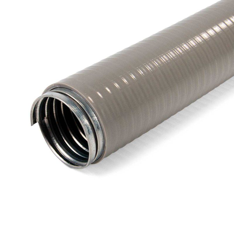 Металлорукав в ПВХ-кожухе МГ-ПУнг-LS 50 "TITAN" (уп.15м) Fortisflex 83593