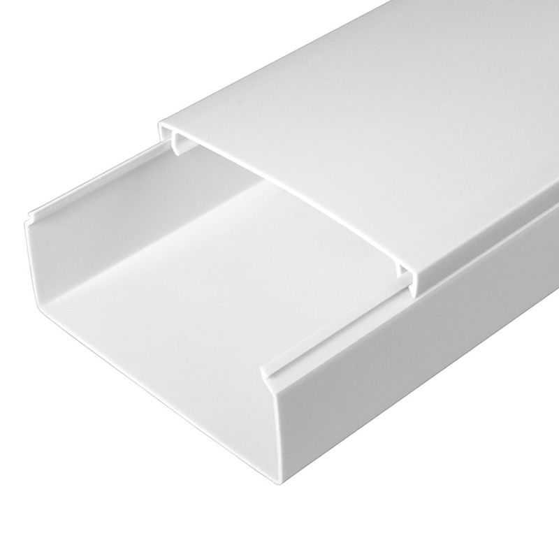 Кабель-канал 100х40 L2000 с двойн. замком бел. Промрукав PR.0510041