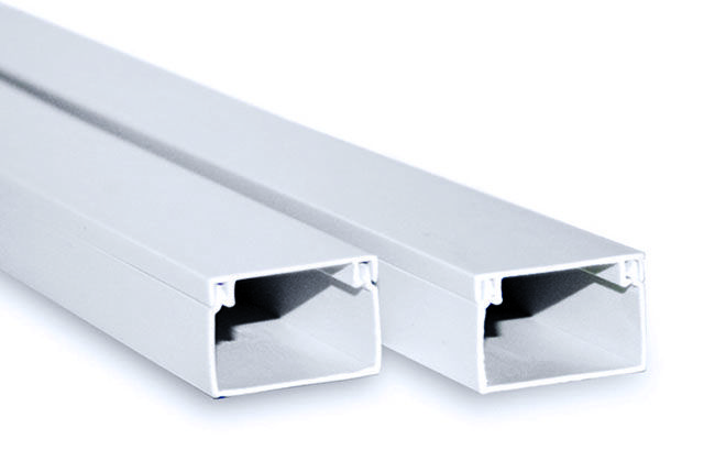 Кабель-канал 20х10 L2000 с двойн. замком бел. Э-Пласт 350378N