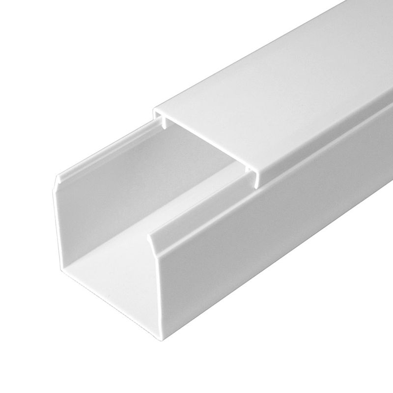 Кабель-канал 40х40 L2000 с двойн. замком бел. Промрукав PR03.0054