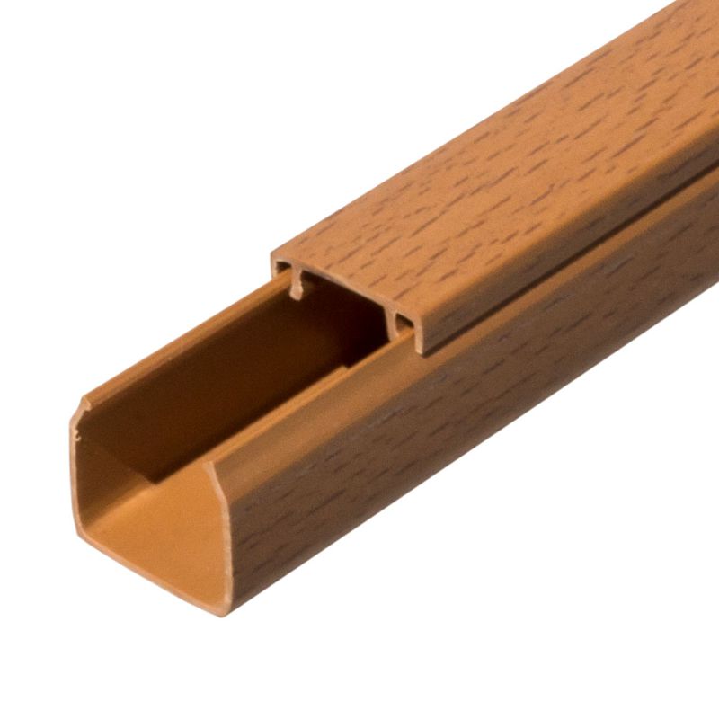 Кабель-канал 25х25 L2000 с двойн. замком бук Промрукав PR.025430