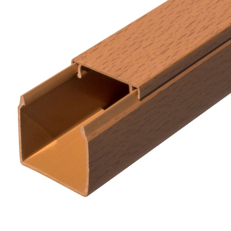 Кабель-канал 40х40 L2000 с двойн. замком бук Промрукав PR.025441