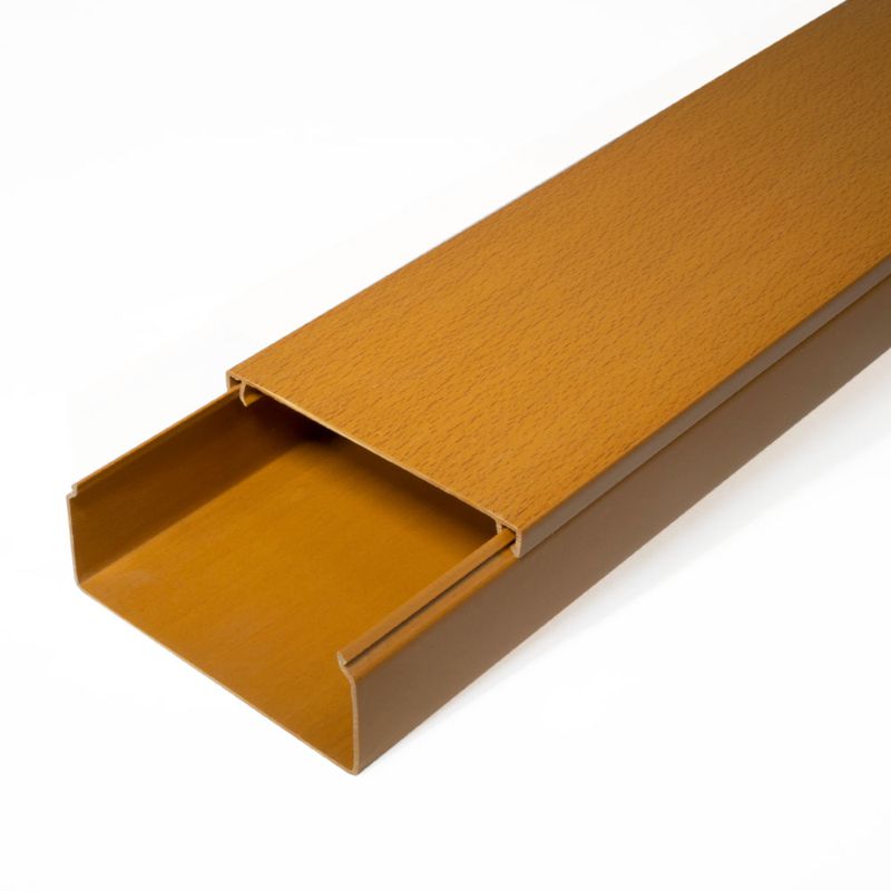 Кабель-канал 80х40 L2000 с двойн. замком бук Промрукав PR.025444