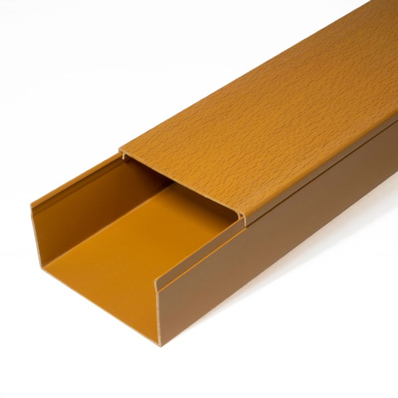 Кабель-канал 80х60 L2000 с двойн. замком бук Промрукав PR.025445