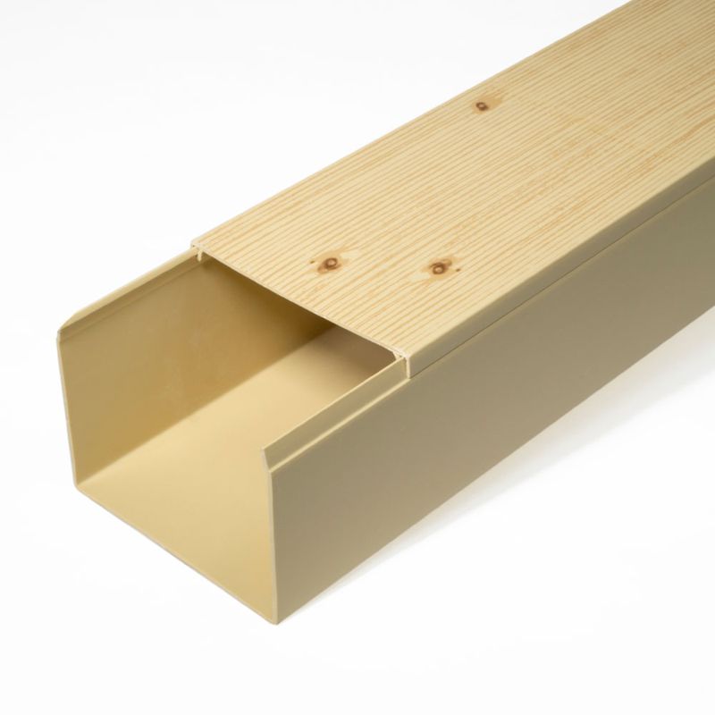 Кабель-канал 80х60 L2000 с двойн. замком сосна Промрукав PR03.0190