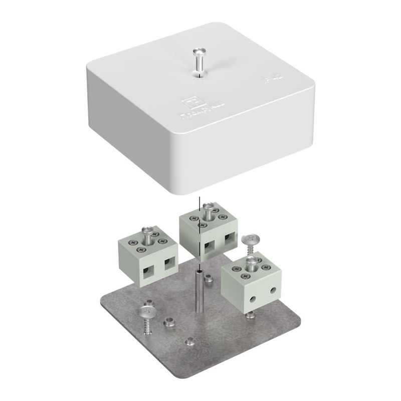 Коробка огнестойкая для кабель-канала 40-0450-FR6.0-6 Е15-Е120 75х75х30 Промрукав 40-0450-FR6.0-6