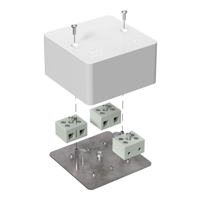 Коробка огнестойкая для кабель-канала 40-0460-FR10.0-6 Е15-Е120 85х85х45 Промрукав 40-0460-FR10.0-6