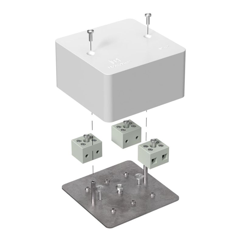 Коробка огнестойкая для кабель-канала 40-0460-FR6.0-6 Е15-Е120 85х85х45 Промрукав 40-0460-FR6.0-6