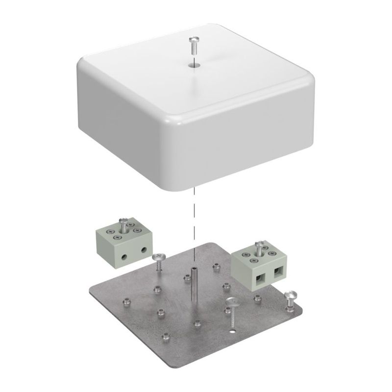 Коробка огнестойкая для кабель-канала 40-0470-FR10.0-4 Е15-Е120 103х103х45 Промрукав 40-0470-FR10.0-4