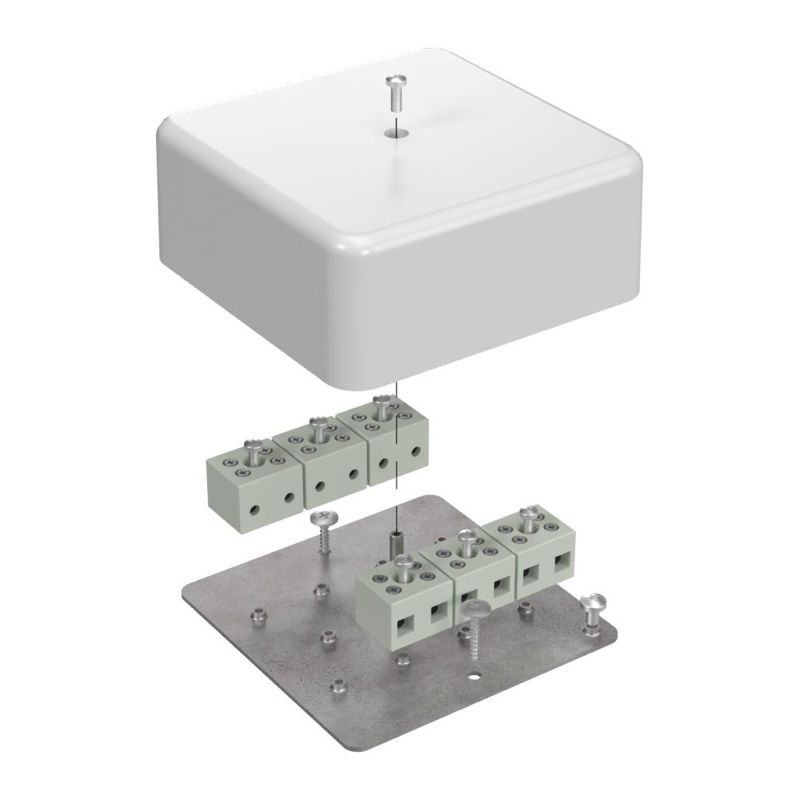 Коробка огнестойкая для кабель-канала 40-0470-FR6.0-12 Е15-Е120 103х103х45 Промрукав 40-0470-FR6.0-12