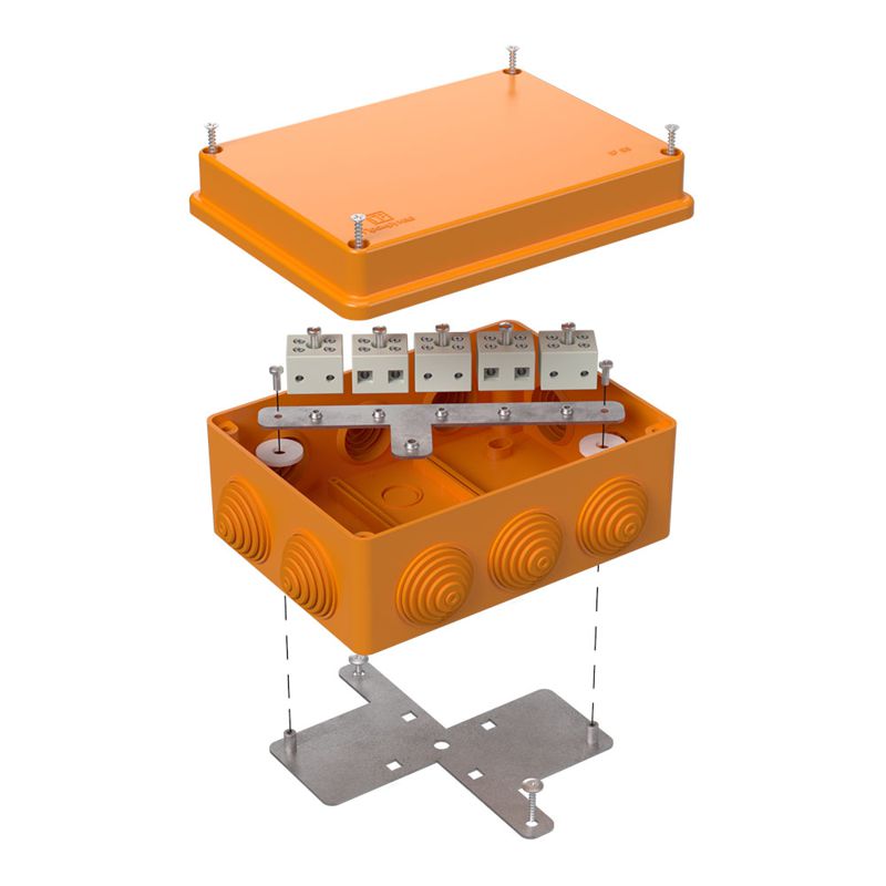 Коробка огнестойкая ОП 40-0310-FR2.5-10 Е15-Е120 150х110х70 Промрукав 40-0310-FR2.5-10