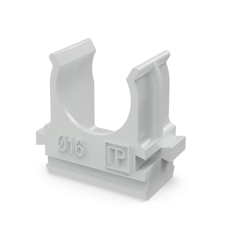 Держатель для труб (клипса) d16мм Промрукав PR.0616