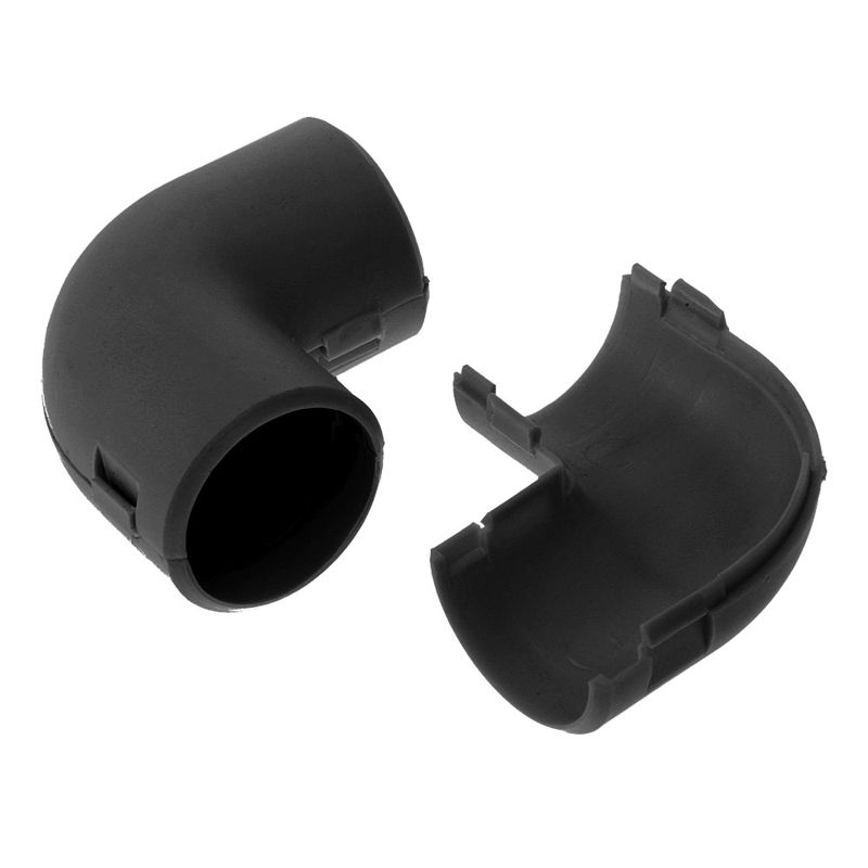 Соединитель угловой 90град. разборный d16мм черн. Промрукав PR13.0173