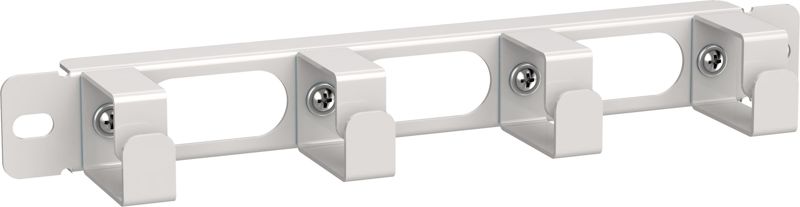 Органайзер кабельный 10дюйм 1U 4 кольца для шкафа 10дюйм LINEA WS сер. ITK CO35-1M4R-LWS