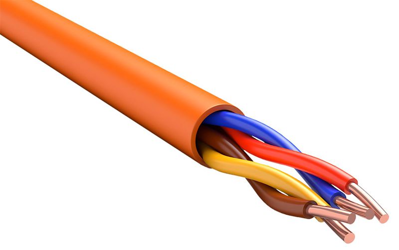 Кабель КПСнг(А)-FRHF 2х2х1.5 оранж. (уп.200м) ITK FR1-02-U-8407
