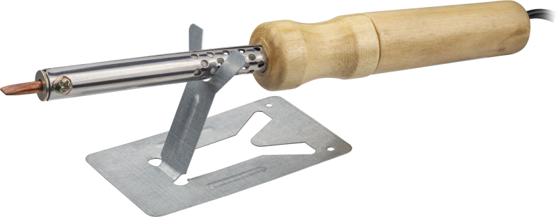 Паяльник 80 846 OSE-Pes01-100W-CP дерево; клин прямой ОНЛАЙТ 80846