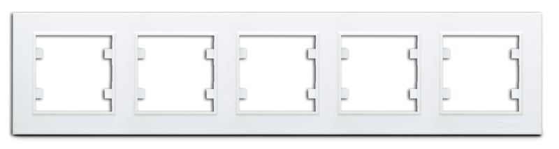 Рамка 5-м Karea горизонт. бел. Makel 56001705