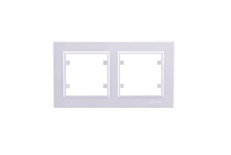 Рамка 2-м Karea горизонт. жемчуж. Makel 56100702