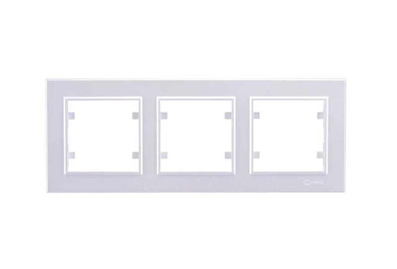 Рамка 3-м Karea горизонт. жемчуж. Makel 56100703