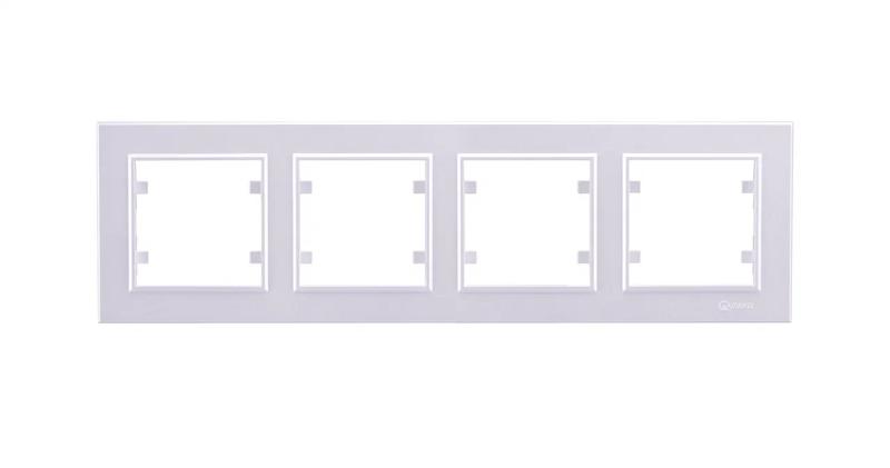 Рамка 4-м Karea горизонт. жемчуж. Makel 56100704