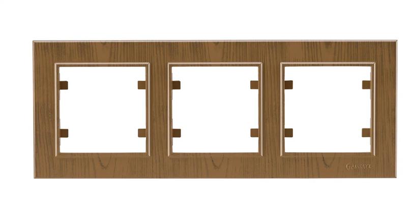 Рамка 3-м Karea горизонт. дуб Makel 56101703