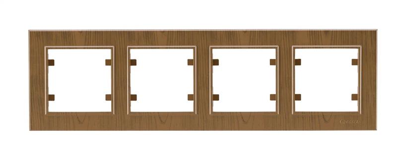 Рамка 4-м Karea горизонт. дуб Makel 56101704