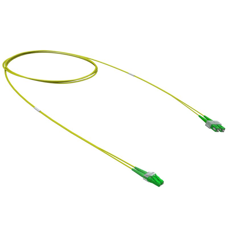 Шнур оптический коммутационный переходной Duplex LC-APC/SC-APC 9/125 OS2 2м DKC RNPC9DCALA2