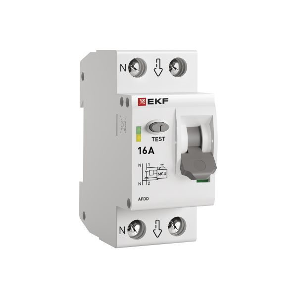 Устройство защиты от дугового пробоя (УЗДП) 1P+N 16А PROxima EKF afdd-2-16-pro