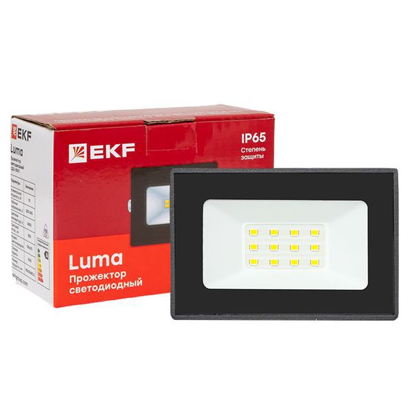 Прожектор светодиодный СДО-3001 10Вт 6500К IP65 Basic EKF FLL-3001-10-6500