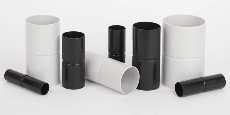 Муфта соединительная для трубы 32мм пластик. черн. Ruvinil М01232Ч