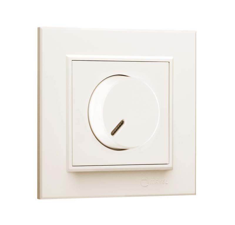Диммер СП 1000Вт Karea IP20 крем. Makel 56010093