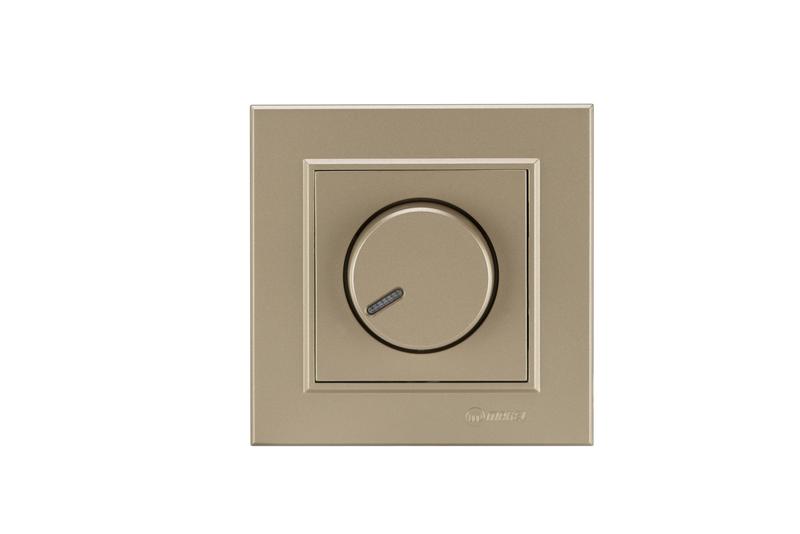 Диммер СП 1000Вт Karea IP20 латунь Makel 56057093