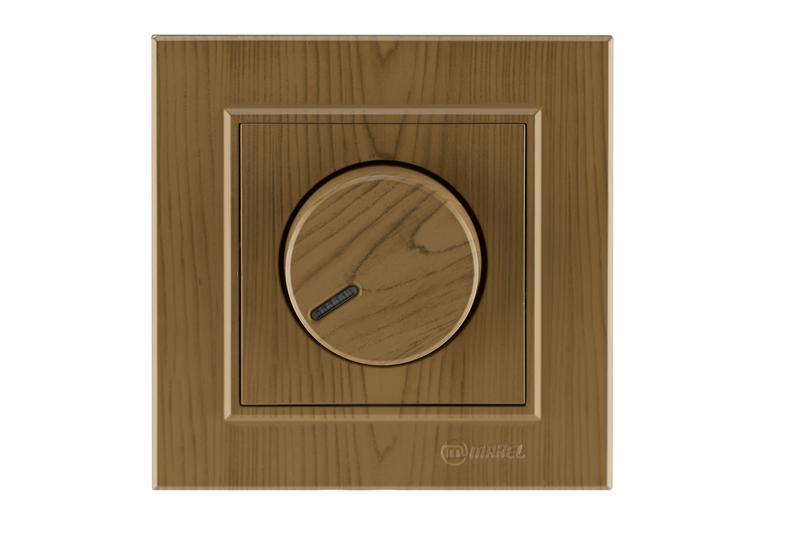 Диммер СП 300Вт Karea IP20 с дистанционным управлением дуб Makel 56101045