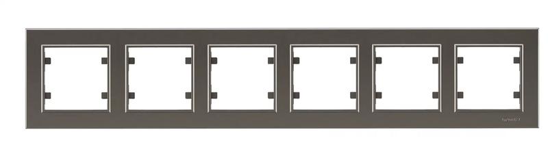 Рамка 6-м Karea горизонт. бел. Makel 56052706