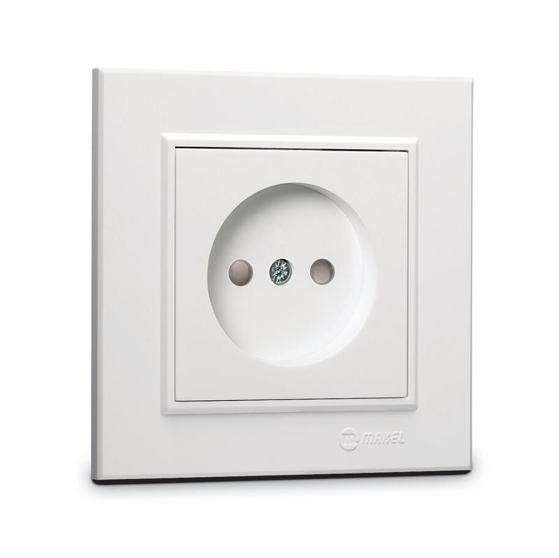 Розетка б/з с защит. для детей СП Karea 16А IP20 бел. Makel 56001052