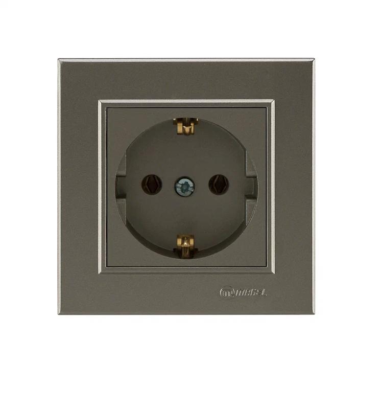 Розетка с/з СП Karea 16А IP20 бел. керамика Makel 56052008