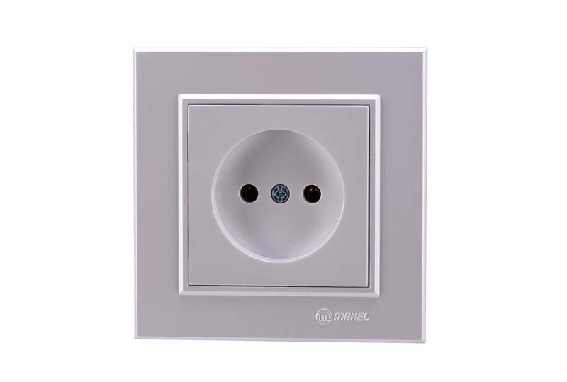 Розетка б/з СП Karea 16А IP20 жемчуж. Makel 56100022