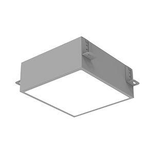 Светильник светодиодный DL-Grill для потолка Грильято 200х200 15Вт 4000К 186х186х75 IP40 встраив. RAL7045 сер. муар VARTON V1-R0-70810-10000-4001540