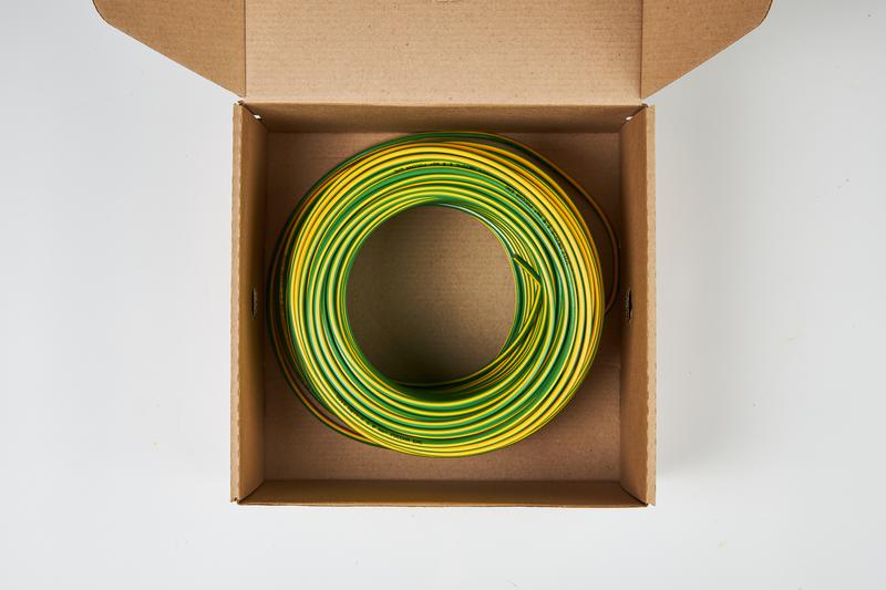 Провод H07V-K 1.5 GN/YE (коробка) (уп.100м) LAPP 3120000397