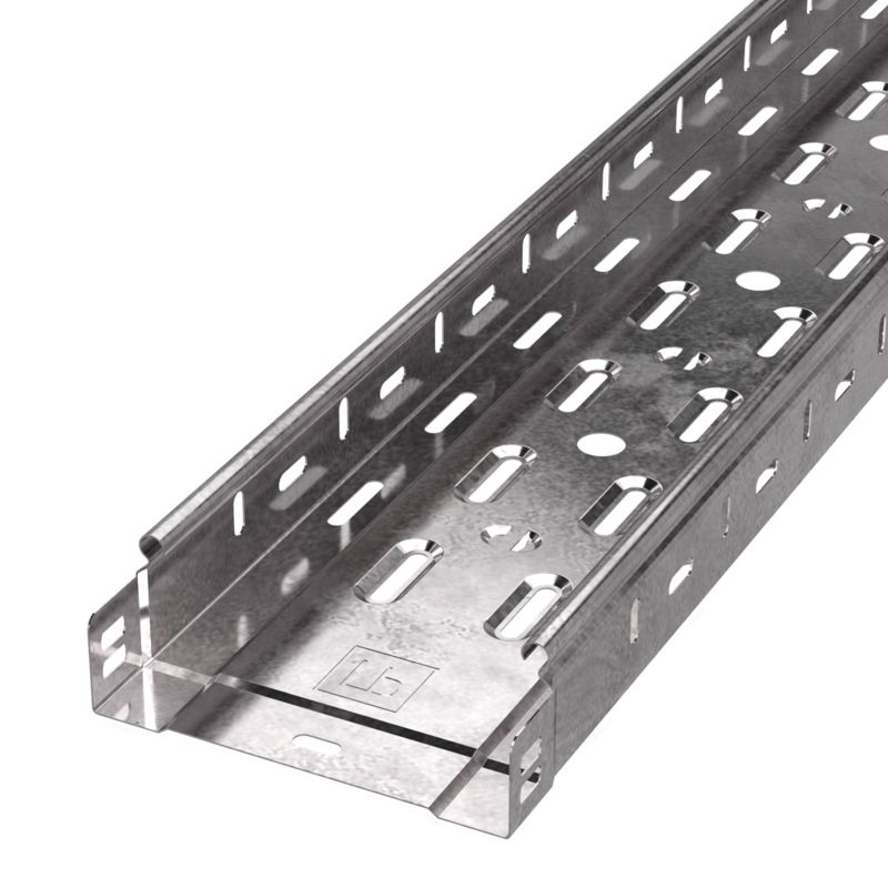Лоток листовой перфорированный 150х50 L3000 сталь 0.7мм Стандарт Промрукав PR16.0005