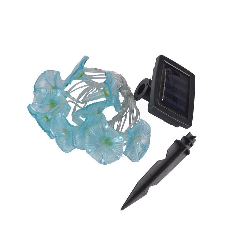 Гирлянда светодиодная садовая "Вьюнок" USL-S-136/PT2000 GLORYBIND 20LED бел. IP44 на солнечн. батарее аккум. Ni-Mh 1хAA (в компл.) Uniel UL-00009375