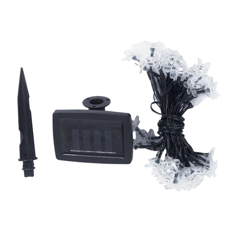 Гирлянда светодиодная садовая "Сакура" USL-S-137/PT5000 SAKURA 50LED разноцвет. IP44 на солнечн. батарее аккум. Ni-Mh 1хAA (в компл.) Uniel UL-00009376