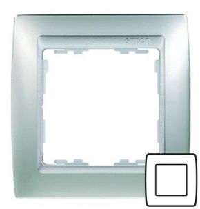 Рамка 1-м Simon82 матов. алюм. Simon 82914-33