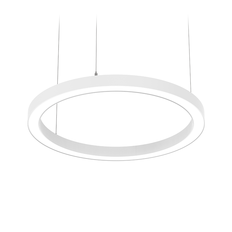 Светильник светодиодный Enso 30Вт 600х40 3000К подвесной с опаловым рассеив. RAL9003 бел. матов. VARTON V1-R0-00524-30000-2003030