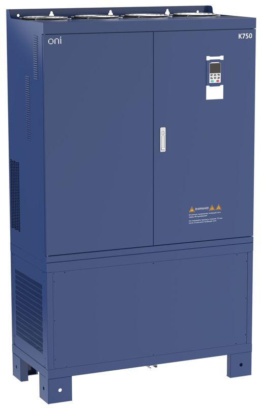 Преобразователь частоты K750 380В 3Ф 560-630кВт 1020-1120А ONI K750-33-560630RM
