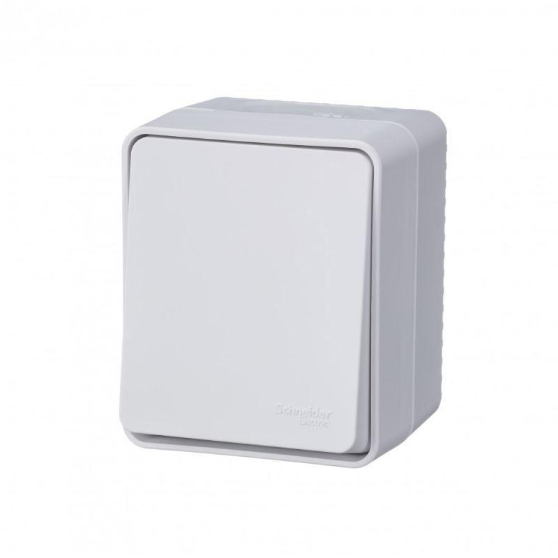 Переключатель проходной 1-кл. ОП AtlasDesign PROFI IP54 10AX бел. SE ATN540161