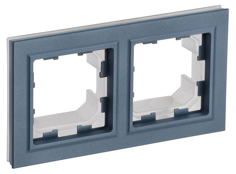 Рамка 2-м IP44 BRITE РУ-2-БрМ-44 маренго IEK BR-M22-44-K35