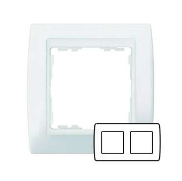 Рамка 2-м Simon82 бел./бел. Simon 82620-30