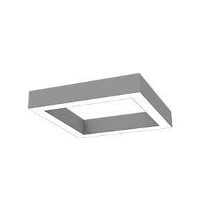 Светильник светодиодный Х-line 575х575х100 60Вт 4000К 6000лм квадратный подвесной с опаловым рассеив. металлик VARTON V1-R0-0S828-02OP0-4006040