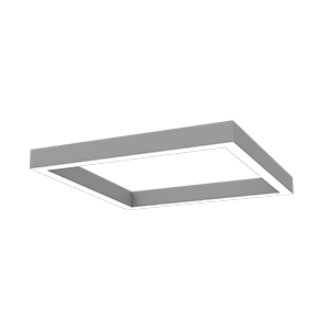 Светильник светодиодный Х-line 1070х1070х100 120Вт 4000К 12000лм квадратный подвесной с опаловым рассеив. металлик VARTON V1-R0-0S823-02OP0-4012040